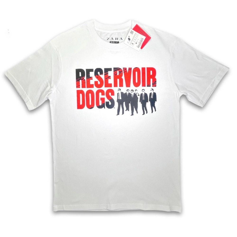 Reservoir Dogs T-Shirt Zara Quentin Tarantino Movie Graphic Tee Men's Small NEW
